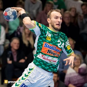 Marcel Schiller im Spiel Frisch Auf Goeppingen - Eulen Ludwigshafen