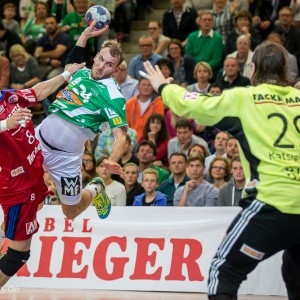 Marcel Schiller im Spiel Frisch Auf Goeppingen – HC Erlangen Marcel Schiller im Spiel Frisch Auf Goeppingen - HC Erlangen