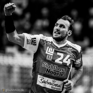 Marcel Schiller im Spiel Frisch Auf Goeppingen – MT Melsungen Marcel Schiller im Spiel Frisch Auf Goeppingen - MT Melsungen