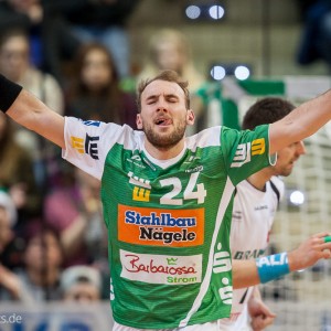 Marcel Schiller im Spiel Frisch Auf Goeppingen – MT Melsungen Marcel Schiller im Spiel Frisch Auf Goeppingen - MT Melsungen