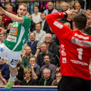 Marcel Schiller im Spiel HBW Balingen-Weilstetten – Frisch Auf Goeppingen Marcel Schiller im Spiel HBW Balingen-Weilstetten - Frisch Auf Goeppingen