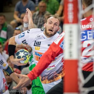 Marcel Schiller im Spiel SC Magdeburg – FRISCH AUF Goeppingen Marcel Schiller im Spiel SC Magdeburg - FRISCH AUF Goeppingen