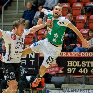 Marcel Schiller im Spiel TVIS Holstebro – Frisch Auf Goeppingen Marcel Schiller im Spiel TVIS Holstebro - Frisch Auf Goeppingen