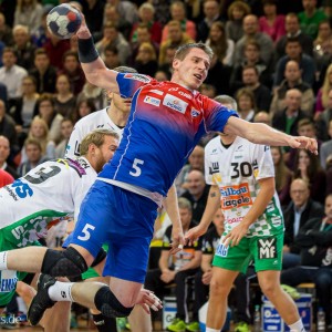 Marek Dacko im Spiel FRISCH AUF Goeppinhen – Gornik Zabrze Marek Dacko im Spiel FRISCH AUF Goeppinhen - Gornik Zabrze