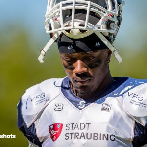 Mark Wright im Spiel Albershausen Crusaders – Straubing Spiders Mark Wright im Spiel Albershausen Crusaders - Straubing Spiders