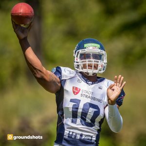 Mark Wright im Spiel Albershausen Crusaders – Straubing Spiders Mark Wright im Spiel Albershausen Crusaders - Straubing Spiders