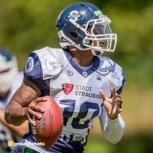 Mark Wright im Spiel Albershausen Crusaders – Straubing Spiders Mark Wright im Spiel Albershausen Crusaders - Straubing Spiders