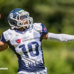 Mark Wright im Spiel Albershausen Crusaders – Straubing Spiders Mark Wright im Spiel Albershausen Crusaders - Straubing Spiders