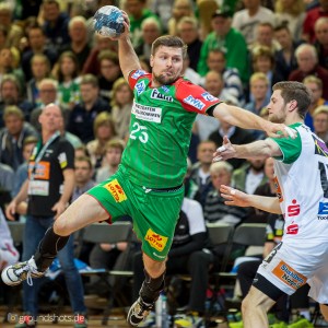 Marko Bezjak -SC Magdeburg- im EHF-Pokal gegen FRISCH AUF Goeppingen