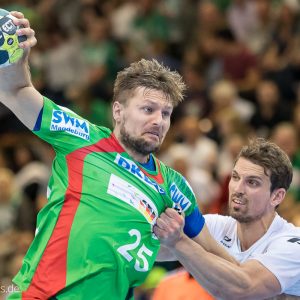 Marko Bezjak im Spiel SC Magdeburg – FRISCH AUF Goeppingen Marko Bezjak im Spiel SC Magdeburg - FRISCH AUF Goeppingen