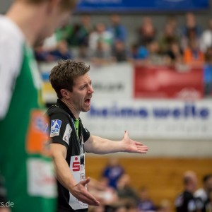 Markus Gaugisch im Spiel HBW Balingen-Weilstetten – Frisch Auf Goeppingen Markus Gaugisch im Spiel HBW Balingen-Weilstetten - Frisch Auf Goeppingen