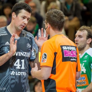 Maro Vujin im Spiel Frisch Auf Goeppingen - THW Kiel