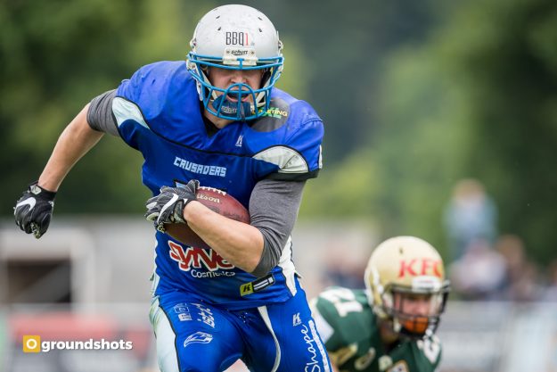 Matthias Scheuring im Spiel Albershausen Crusaders – Montabaur Fighting Farmers-22