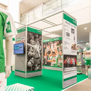Messestand FRISCH AUF Goeppingen in der Kreissparkasse Messestand FRISCH AUF Goeppingen in der Kreissparkasse