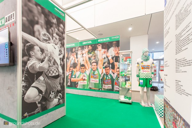 Messestand FRISCH AUF Goeppingen in der Kreissparkasse