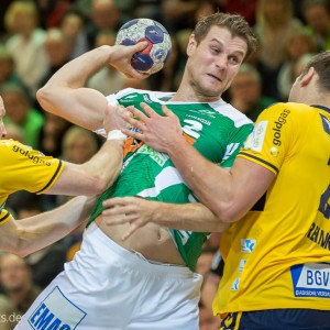 Michael Kraus (Frisch Auf Goeppingen) im Spiel Frisch Auf Goeppingen -Rhein-Neckar Loewen