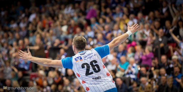 Michael Spatz im Spiel TVB Stuttgart – VfL Gummersbach