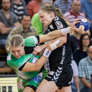 Michaela Hrbkova im Spiel Frisch Auf Frauen – SVG Celle Michaela Hrbkova im Spiel Frisch Auf Frauen - SVG Celle