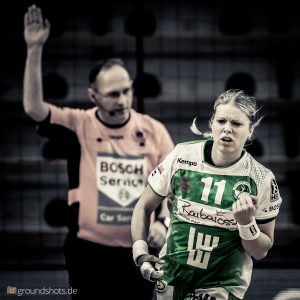 Michaela Hrbkova im Spiel Frisch Auf Frauen - VfL Oldenburg