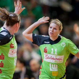 Michaela Hrbková (Frisch Auf Goeppingen) im Spiel Frisch Auf Goeppingen Frauen â Koblenz-Weibern Michaela Hrbková (Frisch Auf Goeppingen) im Spiel Frisch Auf Goeppingen Frauen â Koblenz-Weibern