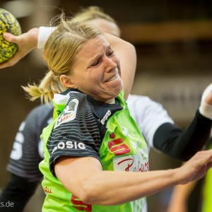 Michaela Hrbková (Frisch Auf Goeppingen) im Spiel Frisch Auf Goeppingen Frauen â Koblenz-Weibern Michaela Hrbková (Frisch Auf Goeppingen) im Spiel Frisch Auf Goeppingen Frauen â Koblenz-Weibern