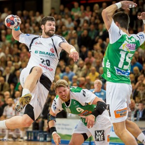 Momir Rnic im Spiel FRISCH AUF Goeppingen - MT Melsungen