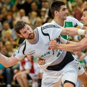 Momir Rnic im Spiel FRISCH AUF Goeppingen - MT Melsungen