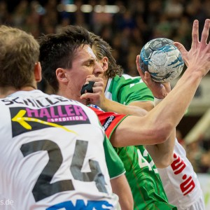 Nemanja Zelenovic -SC Magdeburg- im EHF-Pokal gegen FRISCH AUF Goeppingen