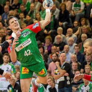 Nemanja Zelenovic -SC Magdeburg- im EHF-Pokal gegen FRISCH AUF Goeppingen