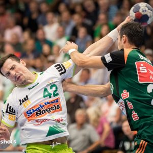 Nemanja Zelenovic im Spiel FRISCH AUF Goeppingen - Hannover-Burgdorf