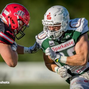 Nick Alfieri mit dem Block Nick Alfieri mit dem Block