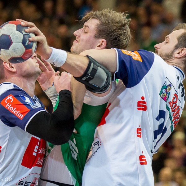 Niclas Barud im Spiel FRISCH AUF Goeppingen – Balingen Niclas Barud im Spiel FRISCH AUF Goeppingen - Balingen