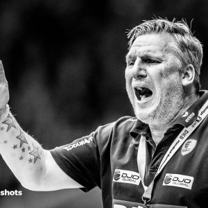 Nicolaj Jacobsen im Spiel FRISCH AUF Goeppingen – Rhein-Neckar Loewen Nicolaj Jacobsen im Spiel FRISCH AUF Goeppingen - Rhein-Neckar Loewen