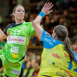 Nicole Dinkel (Frisch Auf Goeppingen) im Spiel Frisch Auf Goeppingen Frauen - HC Leipzig