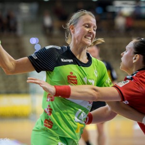 Nicole Dinkel im Spiel Frisch Auf Goeppingen Frauen – Bayer Leverkusen Nicole Dinkel im Spiel Frisch Auf Goeppingen Frauen - Bayer Leverkusen