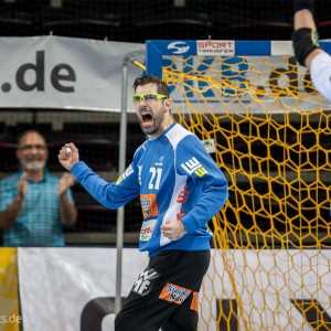 Nikola Marinovic im Spiel Bietigheim-Frisch Auf Goeppingen Nikola Marinovic im Spiel Bietigheim-Frisch Auf Goeppingen