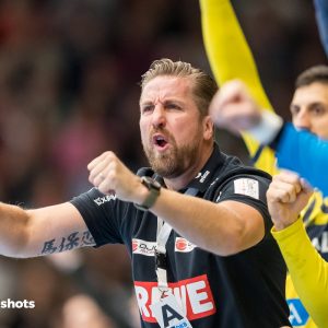 Oli Roggisch im Spiel FRISCH AUF Goeppingen – Rhein-Neckar Loewen Oli Roggisch im Spiel FRISCH AUF Goeppingen - Rhein-Neckar Loewen