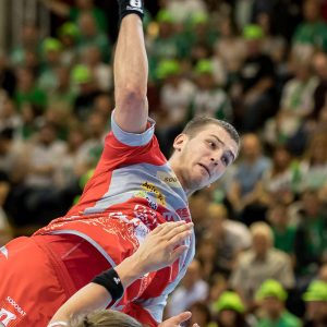 Paolo Bardi im Spiel Fuechse Berlin – Saint-Raphael Paolo Bardi im Spiel Fuechse Berlin - Saint-Raphael