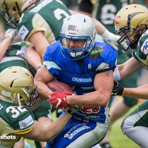 Pascal Lauber im Spiel Albershausen Crusaders –  Montabaur Fighting Farmers Pascal Lauber im Spiel Albershausen Crusaders -  Montabaur Fighting Farmers