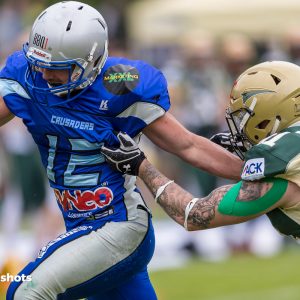 Pascal Lauber im Spiel Albershausen Crusaders –  Montabaur Fighting Farmers Pascal Lauber im Spiel Albershausen Crusaders -  Montabaur Fighting Farmers