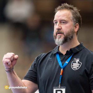 Pascal Morgant im Spiel Frisch Auf Frauen – Schwaben Hornets Pascal Morgant im Spiel Frisch Auf Frauen - Schwaben Hornets