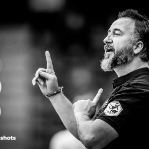 Pascal Morgant im Spiel Frisch Auf Frauen – Schwaben Hornets Pascal Morgant im Spiel Frisch Auf Frauen - Schwaben Hornets