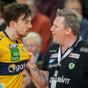 Patrick Groetzki und Nikolaj Bredahl Jacobsen (Rhein-Neckar Loewen)