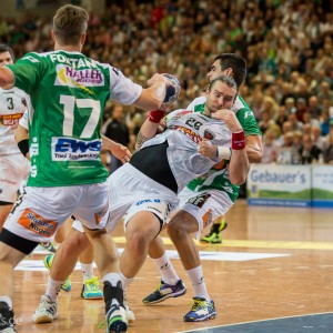 Pavel Horak im Spiel Frisch Auf Goeppingen – Fuechse Berlin Pavel Horak im Spiel Frisch Auf Goeppingen - Fuechse Berlin