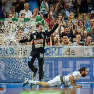 Peter Tatai im Spiel FRISCH AUF Goeppingen – VfL Gummersbach Peter Tatai im Spiel FRISCH AUF Goeppingen - VfL Gummersbach