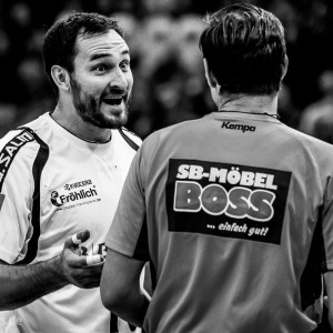 Philipp Mueller im Spiel Frisch Auf Goeppingen – MT Melsungen Philipp Mueller im Spiel Frisch Auf Goeppingen - MT Melsungen