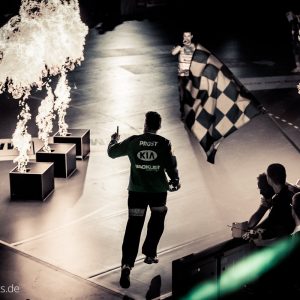 Primoz Prost beim Einlauf zum Finale im EHF-Pokal Primoz Prost beim Einlauf zum Finale im EHF-Pokal