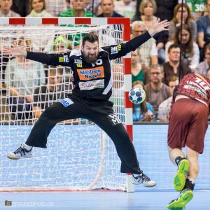Primoz Prost im Finale Fuechse Berlin – FRISCH AUF Goeppingen Primoz Prost im Finale Fuechse Berlin - FRISCH AUF Goeppingen