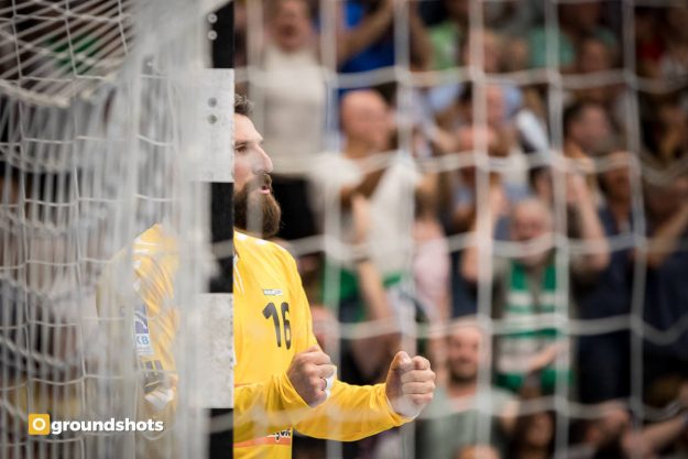 Primoz Prost im Spiel FRISCH AUF Goeppingen – Hannover-Burgdorf