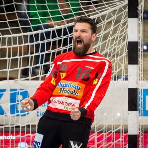 Primoz Prost im Spiel FRISCH AUF Goeppingen – VfL Gummersbach Primoz Prost im Spiel FRISCH AUF Goeppingen - VfL Gummersbach